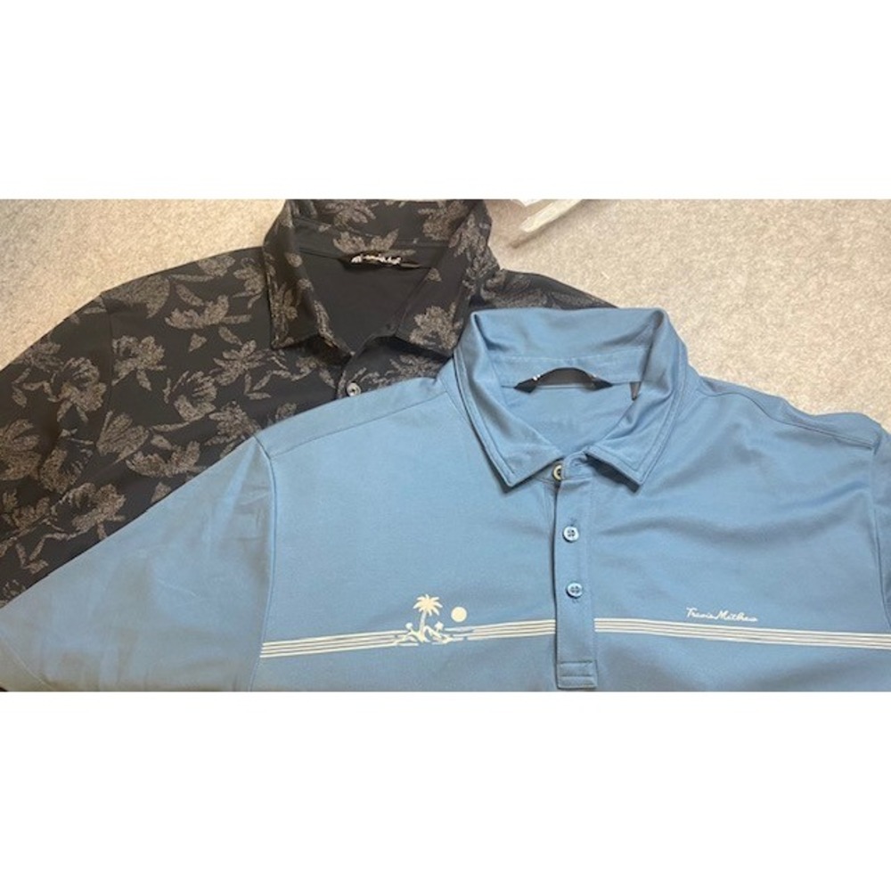 TravisMathew Performance Golf Polo Shirts‎ Men's XL LOT OF 2